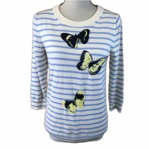 J.Crew  Merino Wool Crew Neck Butterfly Sweater ®